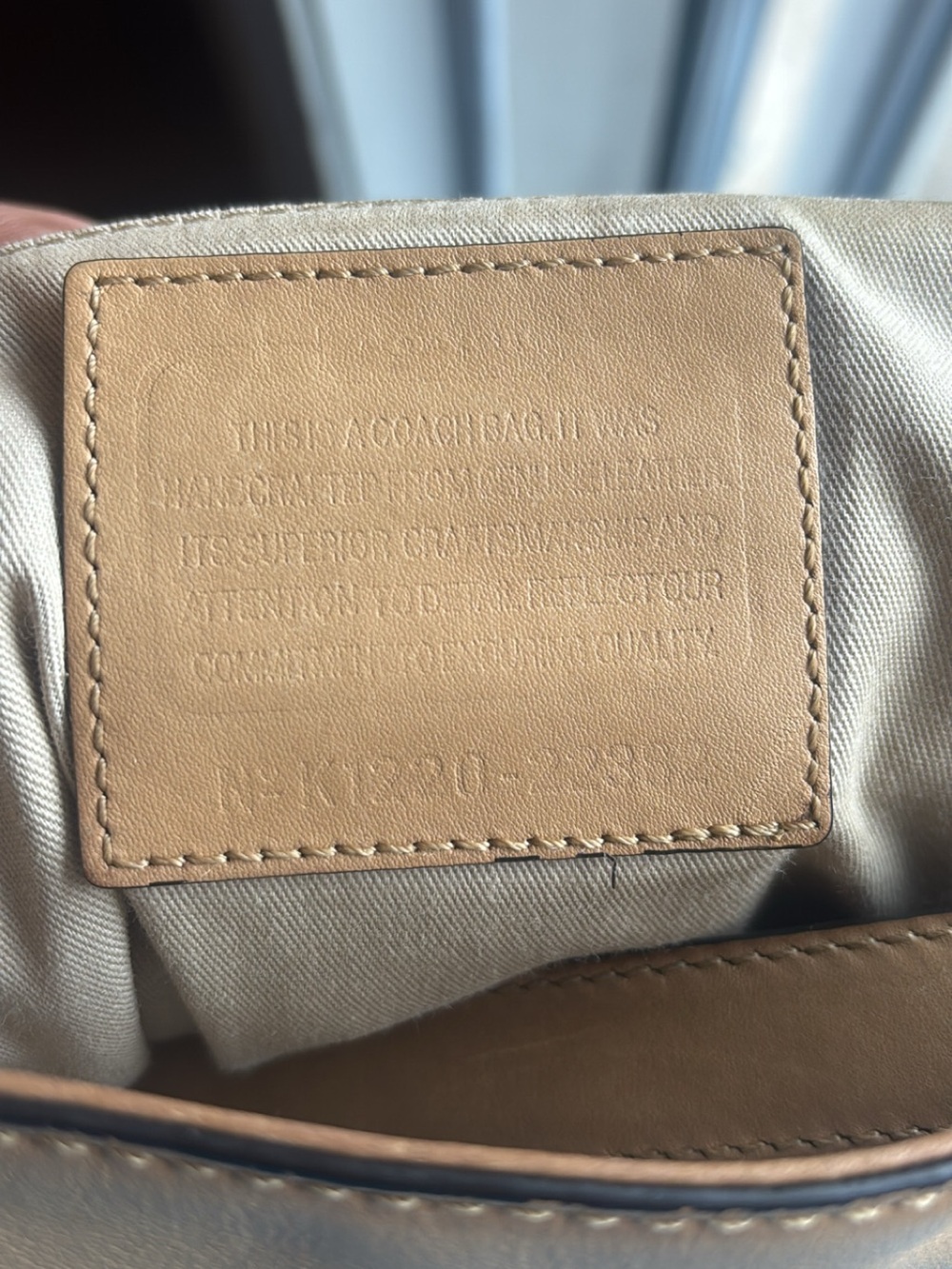 Coach Legacy Willis 70th Anniversary Tan Leather Top Handle Bag with Shoulder St - Picture 12 of 12